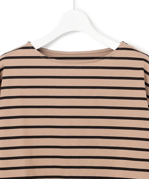 J.PRESS YORK STREET 【WOMEN】バスクTシャツ ブラウン系1