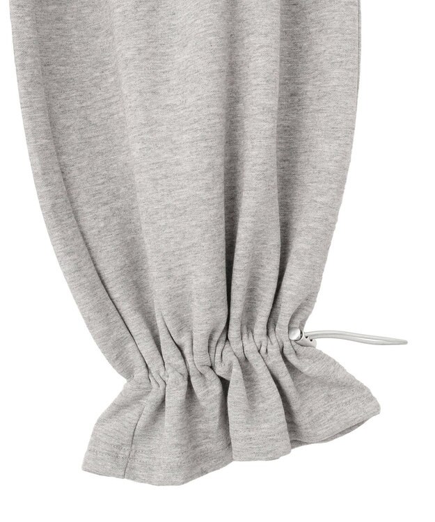 earth music&ecology 裾ドロストスウェットパンツ Gray Mixture