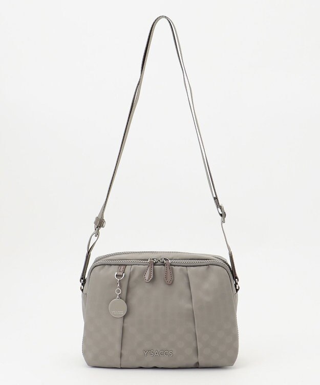 Y'SACCS 【ムック本掲載】Polka Dots スクエアポシェット グレージュ