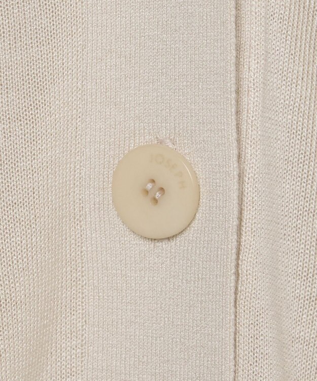 JOSEPH スーパーファインシルク　カーディガン Sandstone