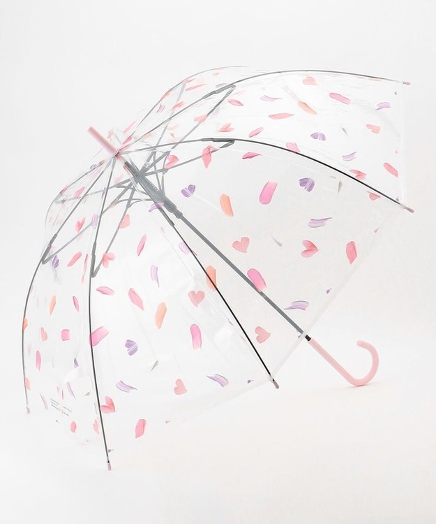 ANY SIS 【WEB限定】フラワープラスチック アンブレラ ピンク