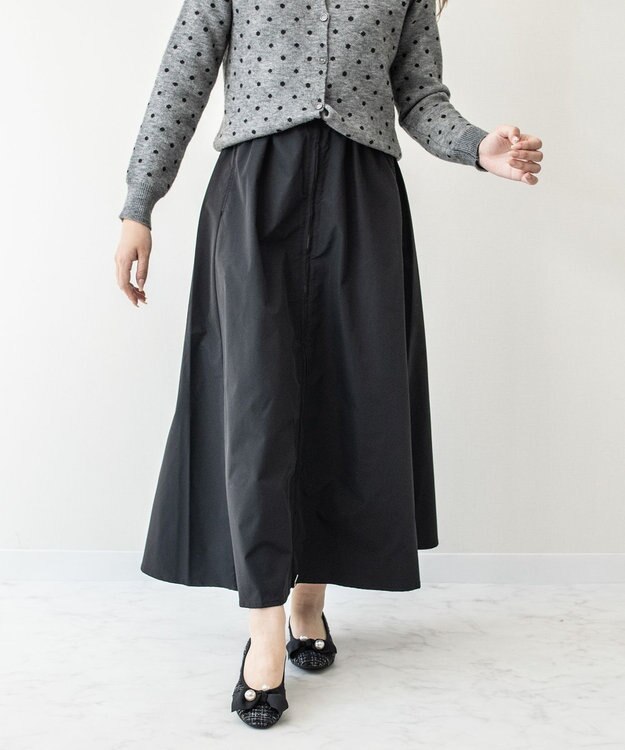 Bridget Birkin 【Bridget Birkin】ビッグパールリボンフラットシューズ ブラック雑材