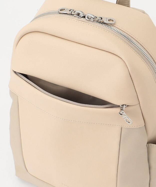 Y'SACCS 【ムック本掲載】ブロックモチーフリュックサック アイボリー