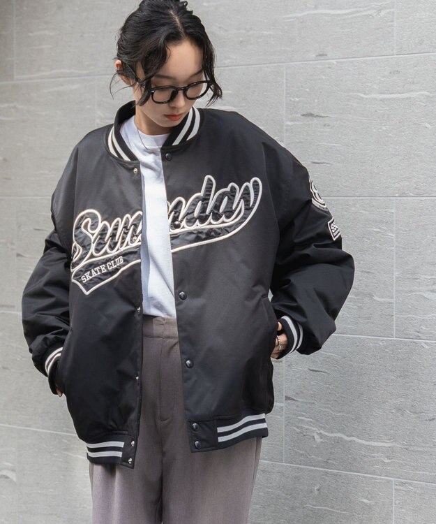 WEGO パテッドワッペンスタジャン ブラック