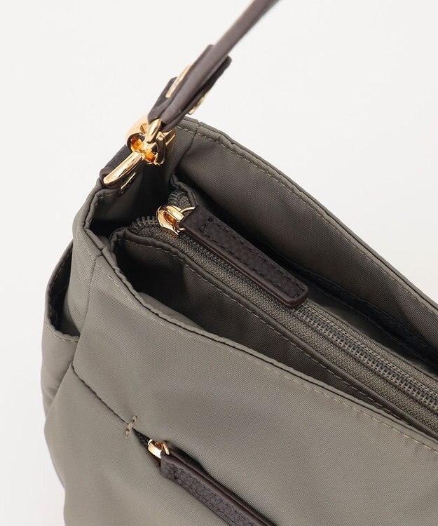 LA BAGAGERIE タック2WAYショルダーバッグ グレージュ