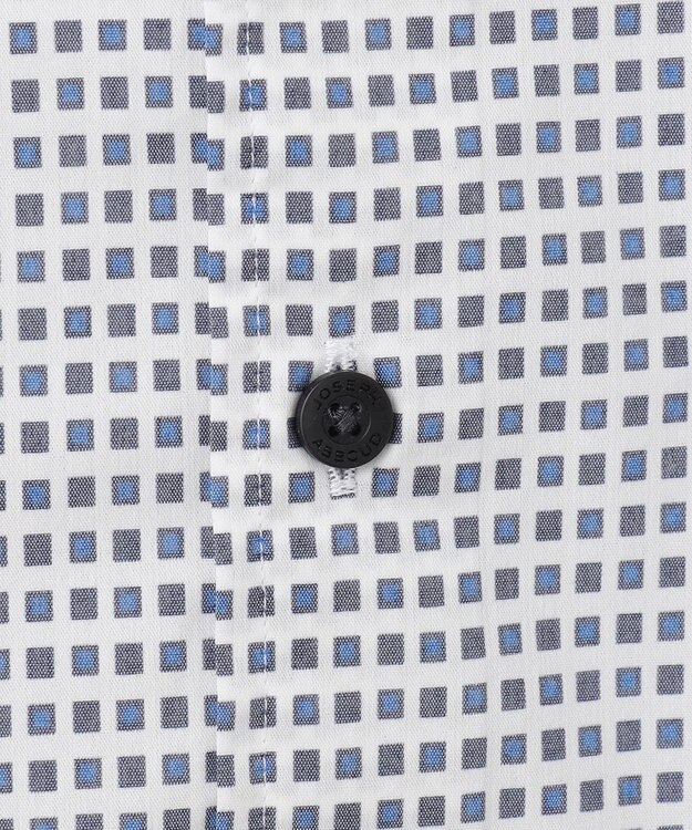 JOSEPH ABBOUD 【ストレッチ・洗える】ストレッチ プリント シャツ サックスブルー系5