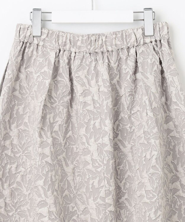 Feroux 【セットアイテム】ニット×ジャガードスカート セット ピンク系