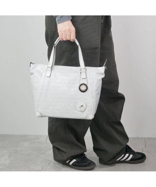 PELLE BORSA 2way トートバッグ Alive アライブ 4412 ホワイト