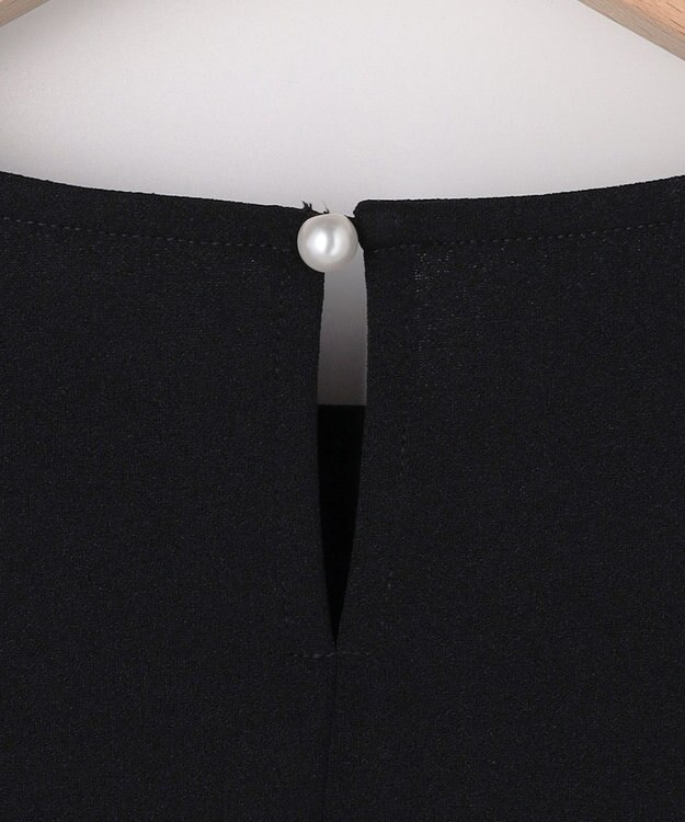 組曲 L 【先行予約・WEB限定】ジョーゼットジャージー ティアード ブラウス ブラック系