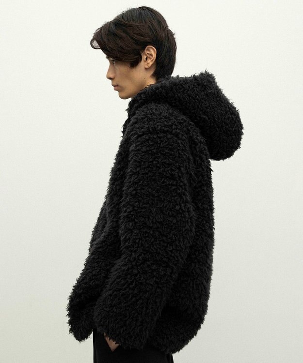 NAVE 【ReNAVE／UNISEX】プードルボア ジャケット ブラック系