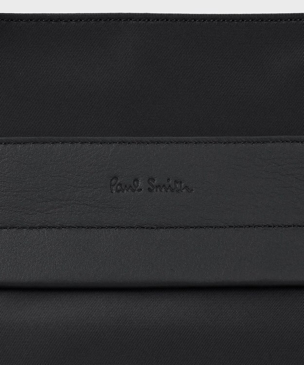 Paul Smith ナイロンブライトストライプトリム トートバッグ ブラック