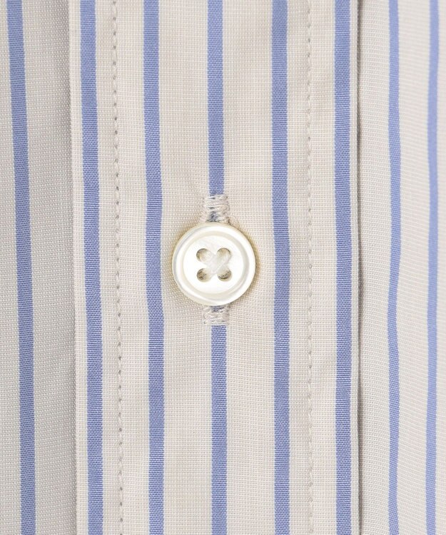 J.PRESS MEN ポプリンストライプシャツ/B.D アイボリー系1