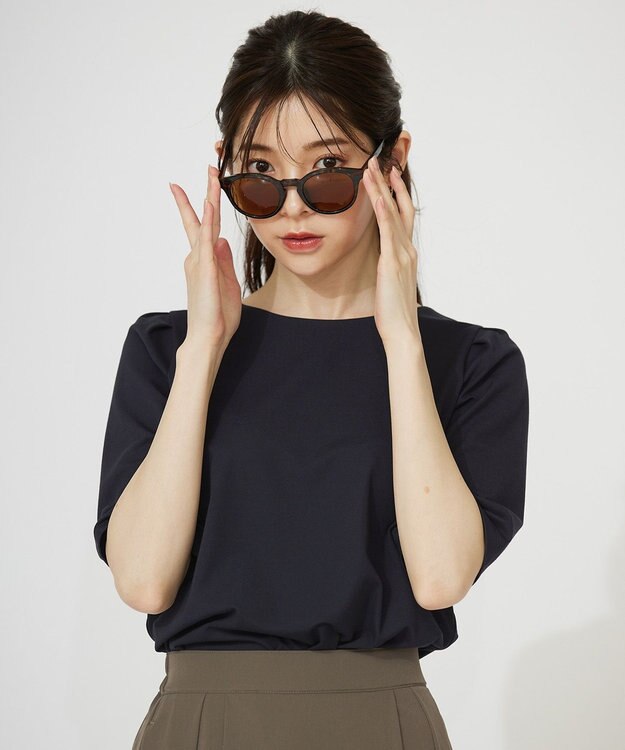 ANY SIS 【WEB限定】ラウンドフレーム サングラス ブラウン