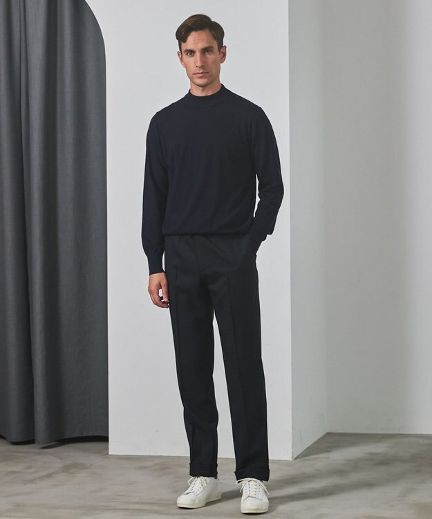 GOTAIRIKU セットアップカラー有【洗える/ストレッチ/シワになりにくい】ZERO TRIA ウォッシャブルパンツ(25年モデル) ネイビー(セットアップジャケット有)