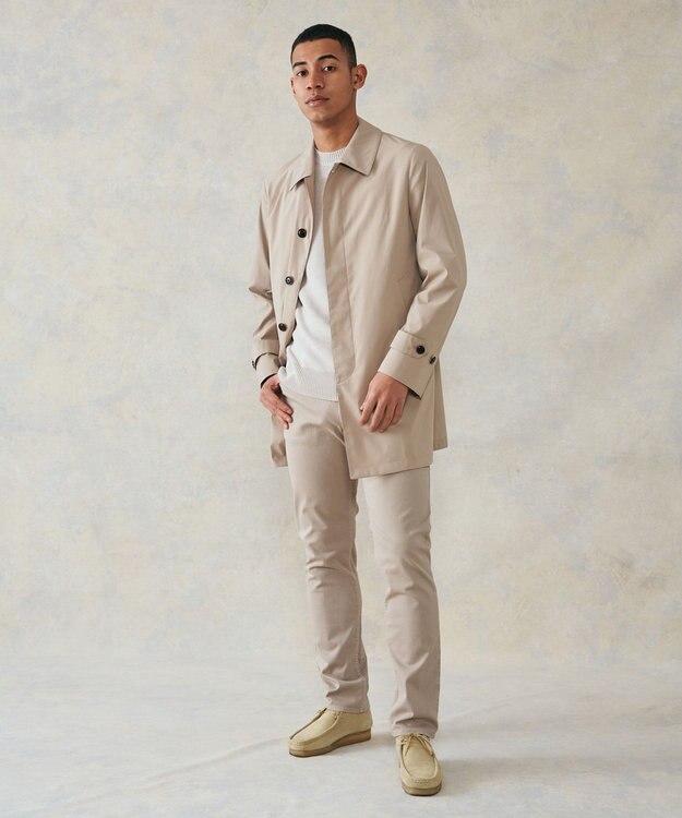 J.PRESS MEN ピケストレッチ スローンデニムス ベージュ系