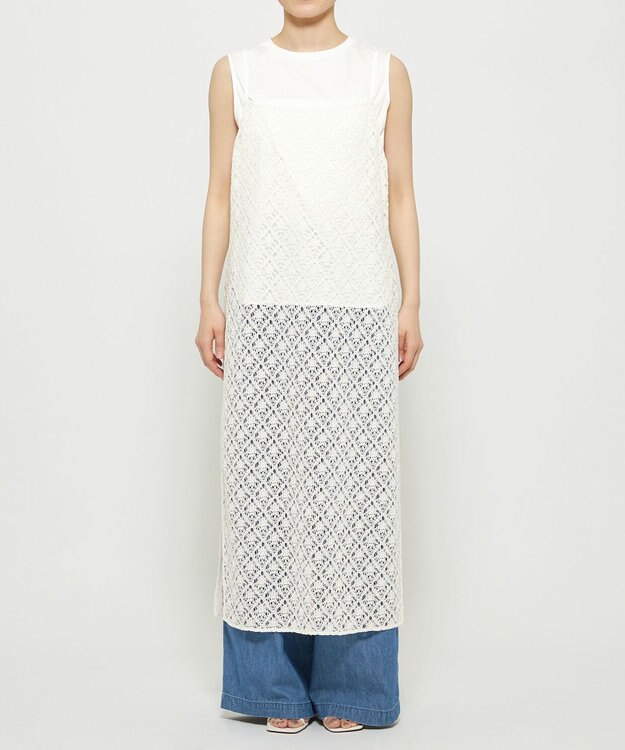 uncrave ライトデニム ワイドパンツ ブルー（クリスウェブ佳子さん着用）