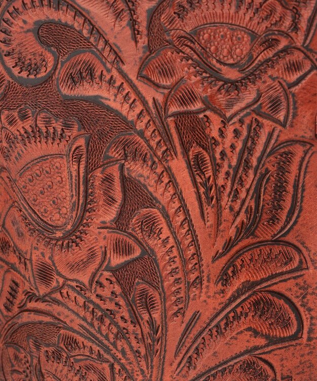 GRACE CONTINENTAL Tassel mini BAG レンガ