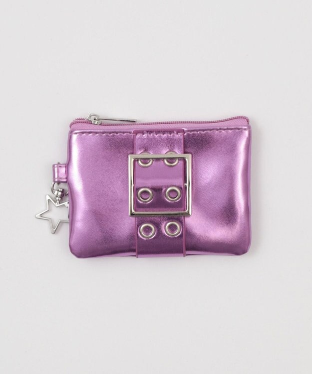 WEGO ハトメベルトミニポーチ ピンク