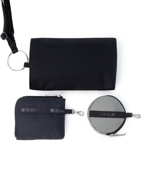 LeSportsac MULTI POUCH WRISTLET/ブラック/ドーブ/ディープシーブルー CB ブラック/ドーブ/ディープシーブルー CB