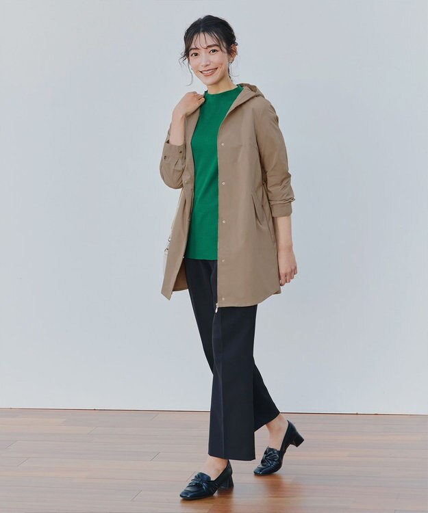 Tiaclasse 【洗える】ハイネックニットプルオーバー グリーン