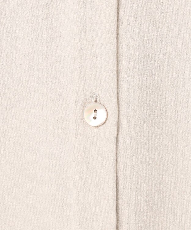 自由区 【前後着用可能】クレープストレッチドルマンスリーブ ニット ベージュ