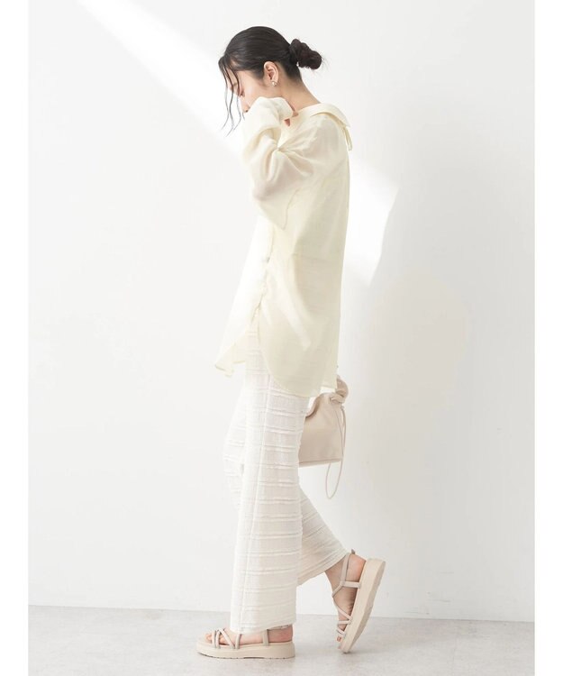 earth music&ecology レースパンツ Off White