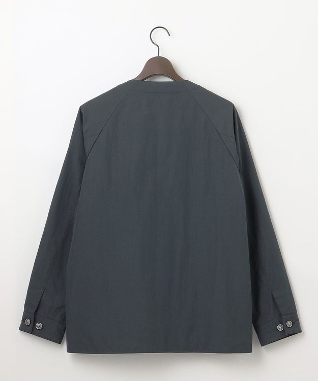 JOSEPH ABBOUD MOUNTAIN 【ECO撥水/起毛裏地】マイクロリップワッシャー ブルゾン ネイビー系