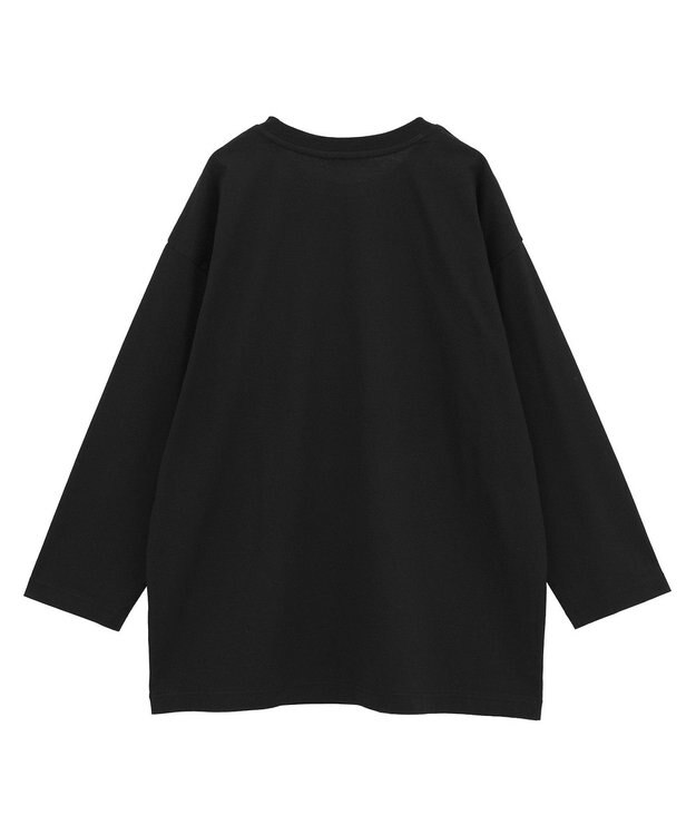 AMERICAN HOLIC カレッジロゴロングTシャツ Black