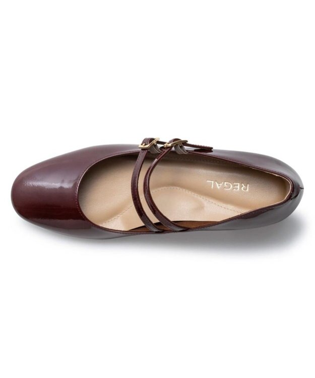 REGAL FOOT COMMUNITY 【リーガルレディース】F52R ダブルストラップパンプス パンプス ワインエナメル