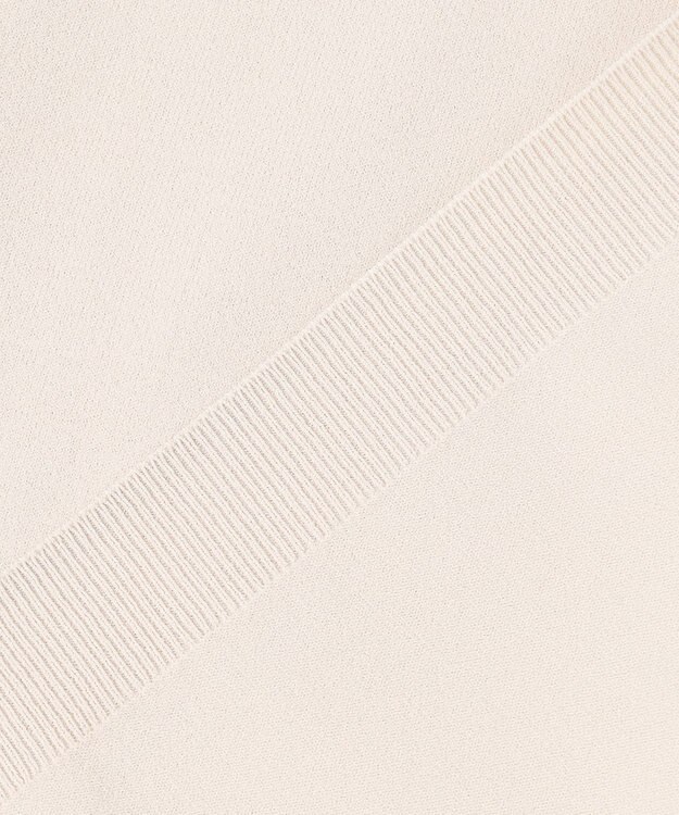 自由区 【前後着用可能】クレープストレッチドルマンスリーブ ニット ベージュ