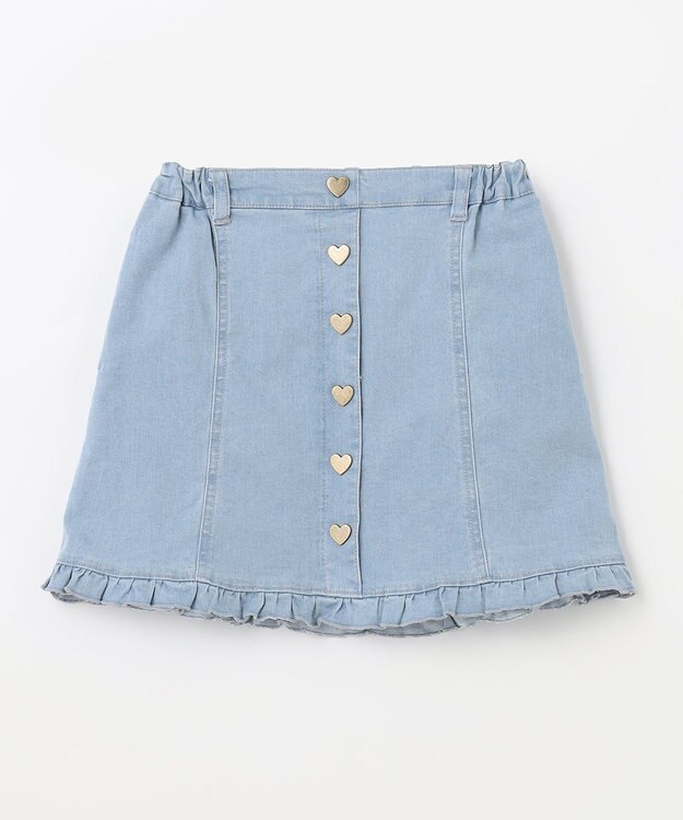 ANY KIDS デニム ミニ スカート ブルー
