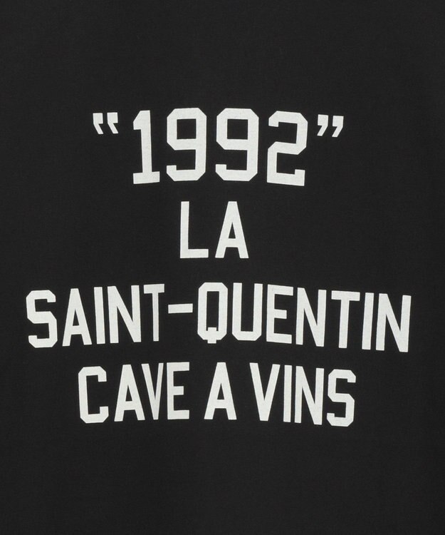 AMERICAN HOLIC カレッジロゴロングTシャツ Black