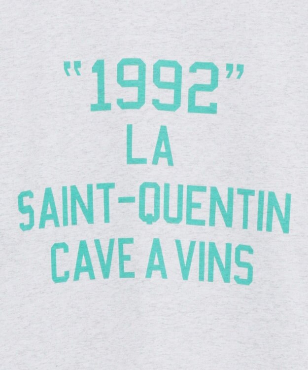 AMERICAN HOLIC カレッジロゴロングTシャツ Gray Mixture