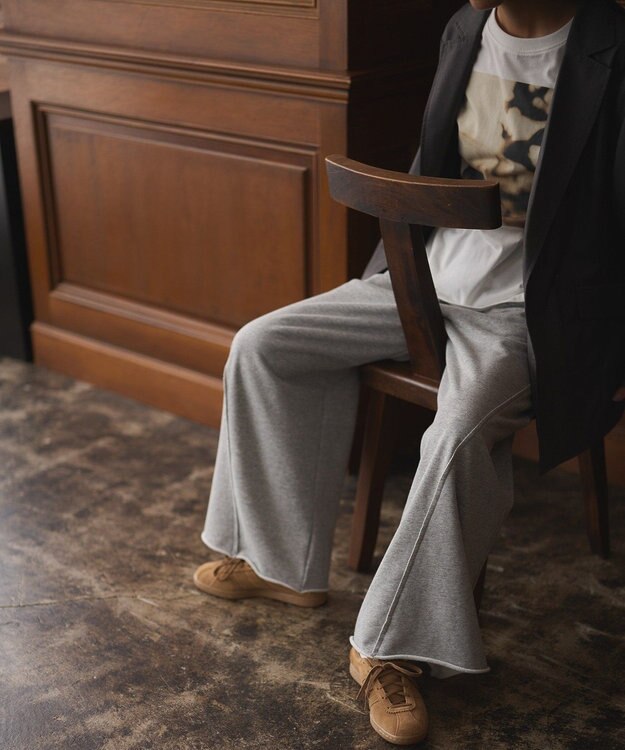 CRAFT STANDARD BOUTIQUE スウェットワイドパンツ Gray Mixture