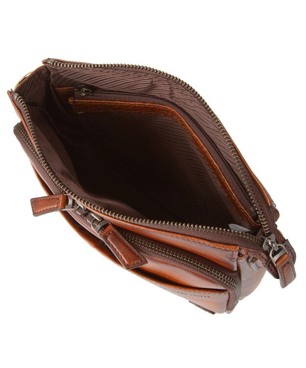 ACE BAGS & LUGGAGE LO HOMME PRESSE アルカイック 本革 日本製 ショルダーバッグ 縦型 71882 ロ・オム・プレッセ ブラウン