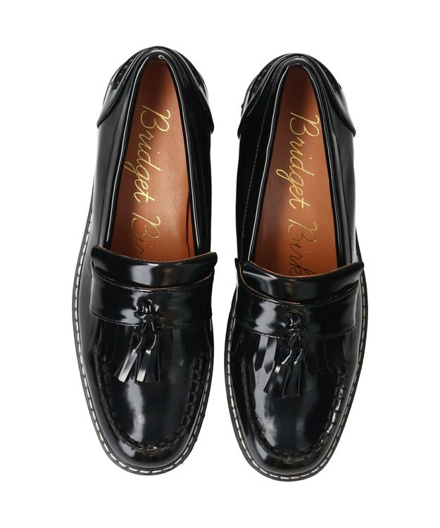 Bridget Birkin 【Bridget Birkin】厚底タッセルローファー ブラック