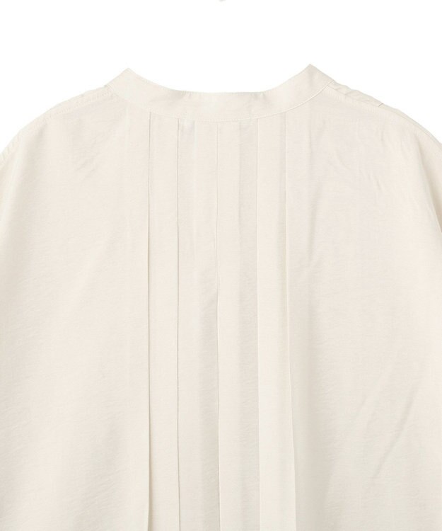 AMERICAN HOLIC 【WEB限定】接触冷感バンドカラーシャツチュニック Ivory