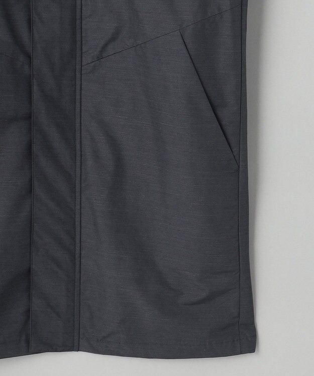 GOTAIRIKU 【ON/OFF兼用】ルミレットウール_スプリングフーデットパーカー グレー系