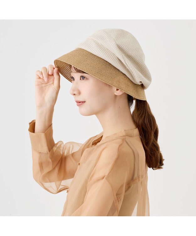 ATRENA ギマメッシュブレードクロッシェ ベージュ