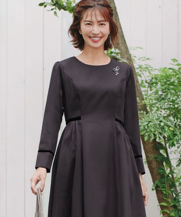 Tiaclasse 【安田美沙子さん着用】キュービックリボンモチーフブローチ シルバー