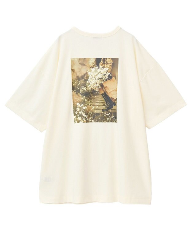 earth music&ecology アソートグラフィックルーズＴｅｅ Cream
