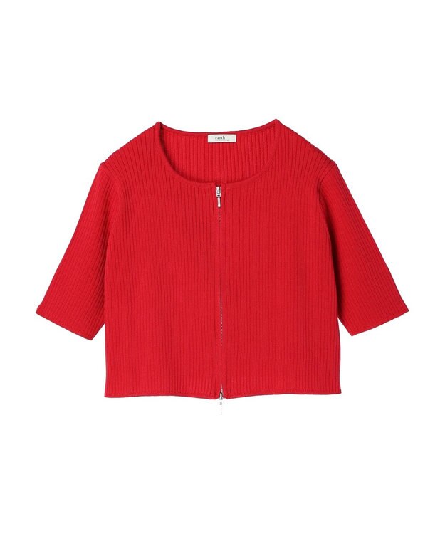 earth music&ecology ダブルジップカーディガン Gray