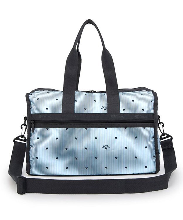LeSportsac DELUXE MED WEEKENDER/フレッシュブラックハーツ フレッシュブラックハーツ