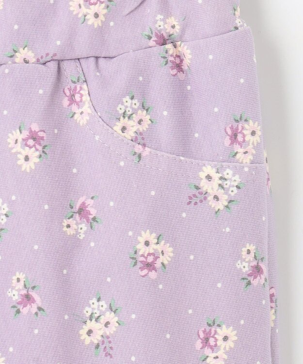 ANY KIDS 7daysガーリーパンツ(カットソー) ラベンダー花柄