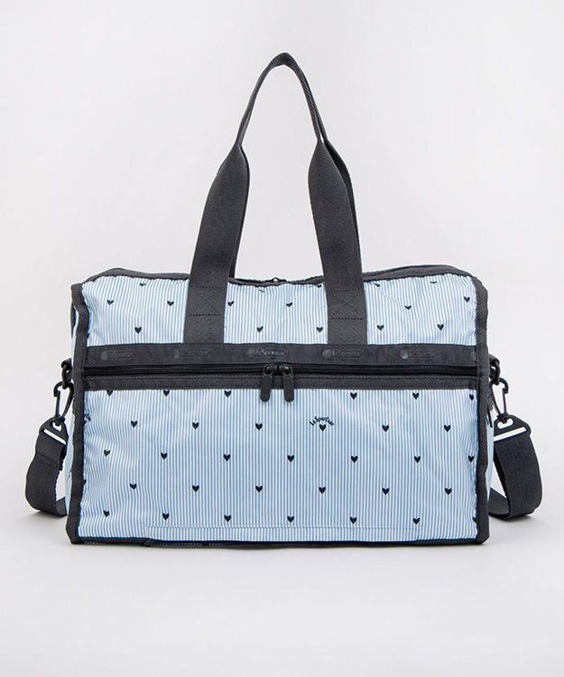 LeSportsac DELUXE MED WEEKENDER/フレッシュブラックハーツ フレッシュブラックハーツ