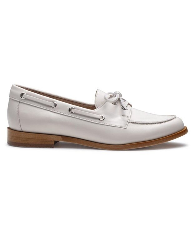 REGAL FOOT COMMUNITY 【リーガルレディース】F83R デッキタイプローファー カジュアルシューズ アイボリー