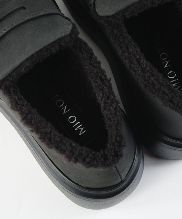 BONTRE 【MIONOTIS/ミオノティス】ムートンモカローファー/40912 ブラック