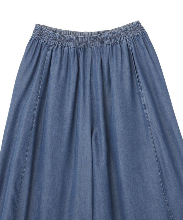 YECCA VECCA デニムコクーンドレープパンツ Indigo