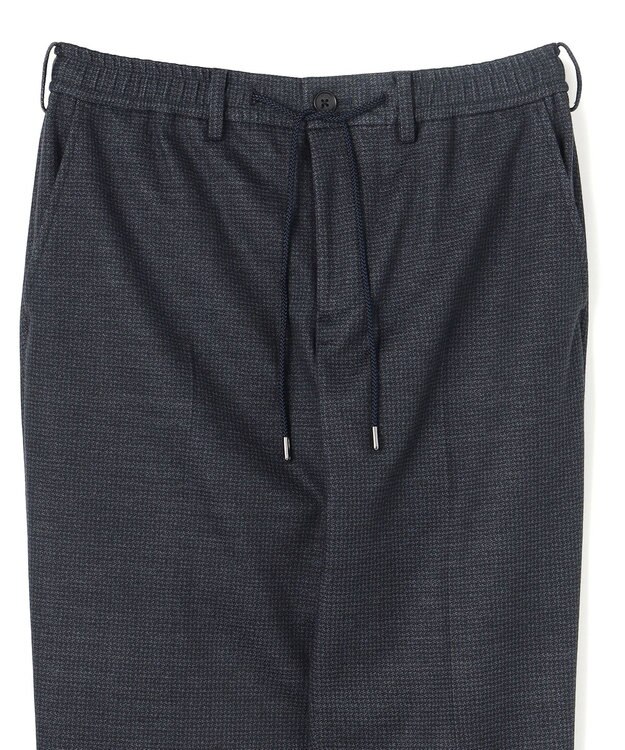 JOSEPH HOMME 新素材【ストレッチ/セットアップ対応】クリアドビージャージー  ドロスト付テーパードパンツ / PEGG CONVERTIBLE ネイビー系