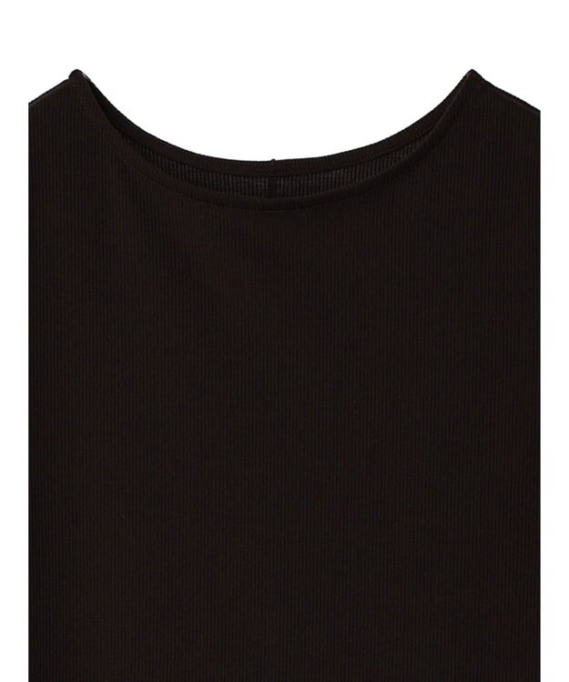 Green Parks ５分袖カットリブプルオーバー Brown